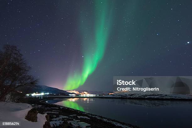 Northern Lights In Alta Norway Stock Photo - Download Image Now - Alta - Norway, Aurora Borealis, Norway