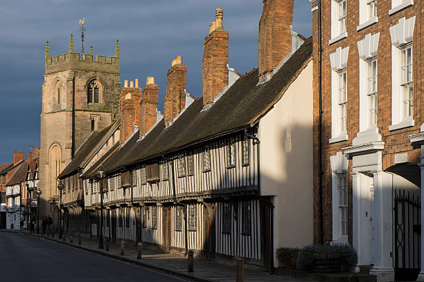 istock Timber Framed Buildings in Old Stratford upon Avon 518857457