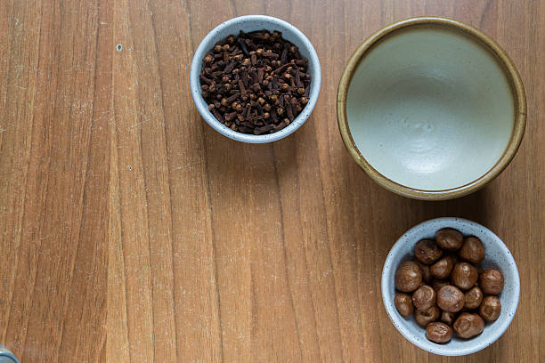 istock Set of some spices on a wood background 518858951