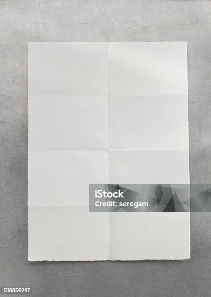 Folded Note Paper Example Folded Note Paper Stock Photo - Download Image Now - Backgrounds ...