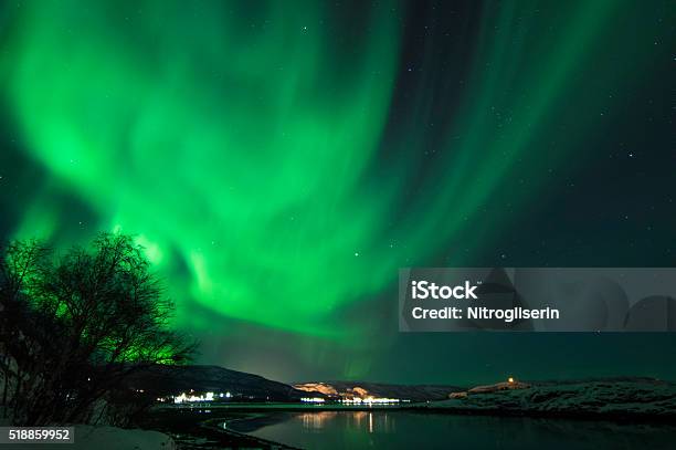 Northern Lights In Alta Norway Stock Photo - Download Image Now - Alta - Norway, Astronomy, Aurora Borealis