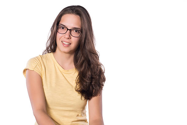 istock Cute Young Girl With Glasses 518860223