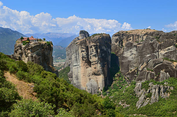 istock Meteora Monasteries on the rocks. Greece 518861161