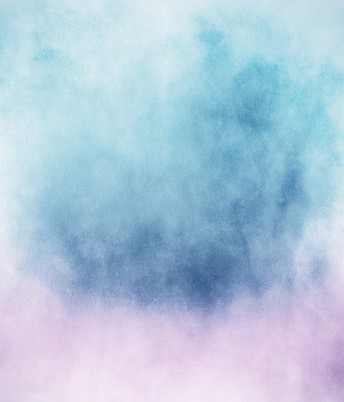 Rising fog and clouds on a paper background with excellent detail.