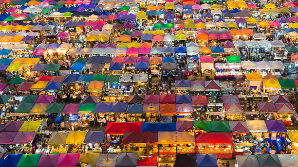istock Bangkok flea market at night 518870404