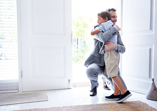 istock I missed you son! 518872953