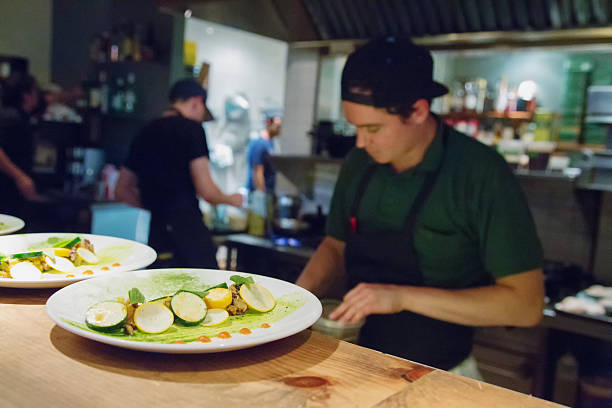 istock Squash appetizers at the pass with cook team 518873089