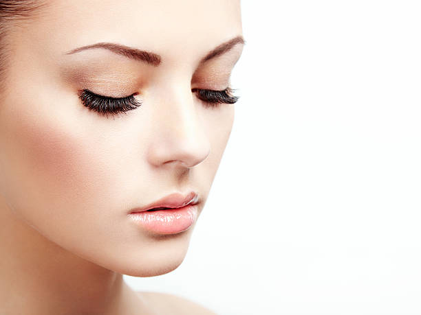 istock Beautiful woman face. Perfect makeup 518873407