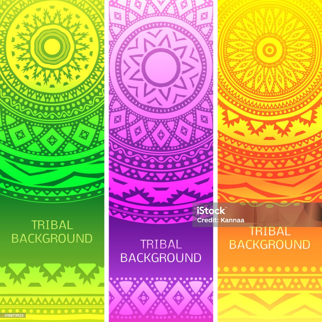 Étnico Tribal vintage banners.  Ilustración vectorial - arte vectorial de Cultura de indios norteamericanos libre de derechos