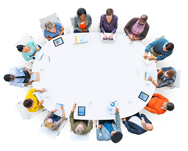 istock Diverse People Working in a Conference and Copy Space 518874243