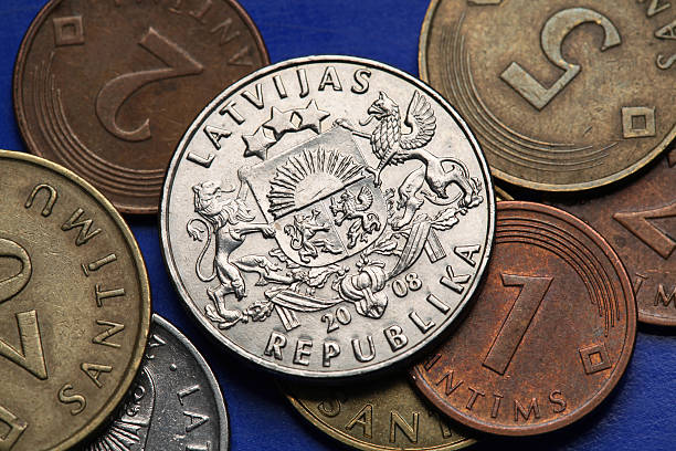 istock Coins of Latvia 518874603