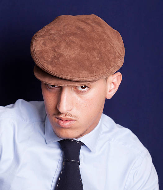 istock Man wearing a beanie and looking 518875663