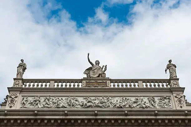 Photo of Detail of the frieze at the Hofburgtheater in Vienna