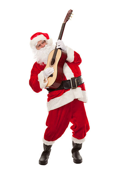 istock Santa Claus Playing Guitar 518878165