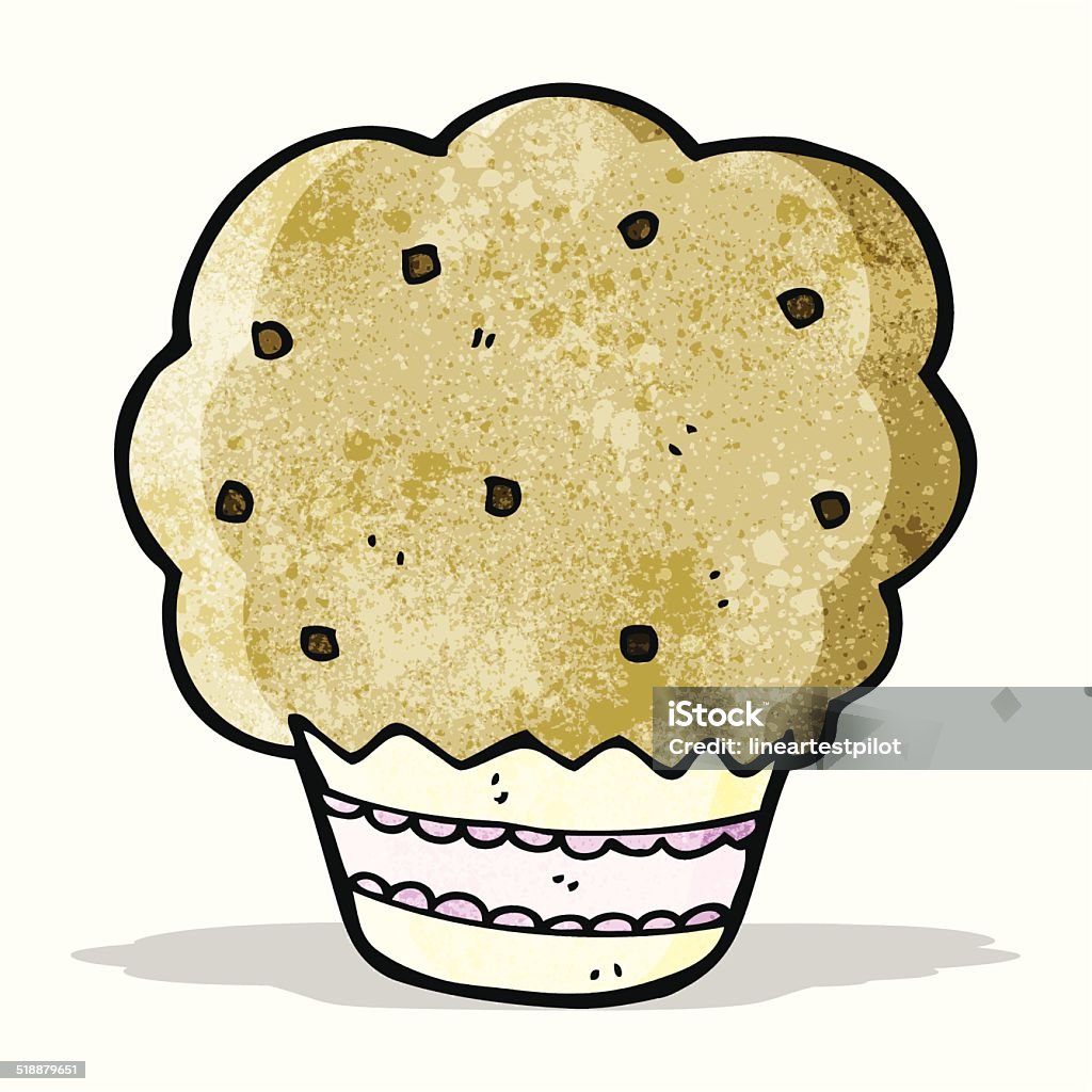 cartoon muffin Bizarre stock vector