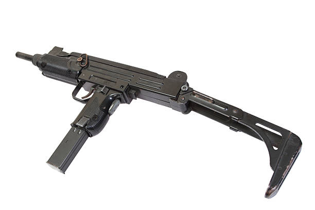 istock UZI submachine gun isolated on white 518879763