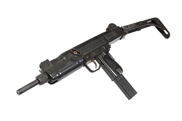 istock UZI submachine gun isolated on white 518879777