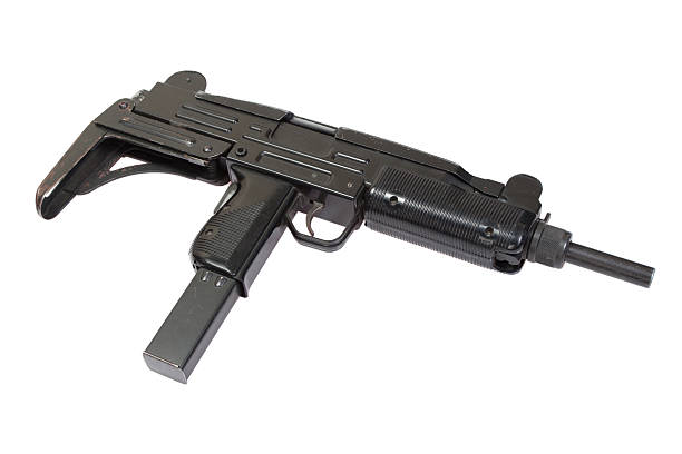 istock UZI submachine gun isolated on white 518879781