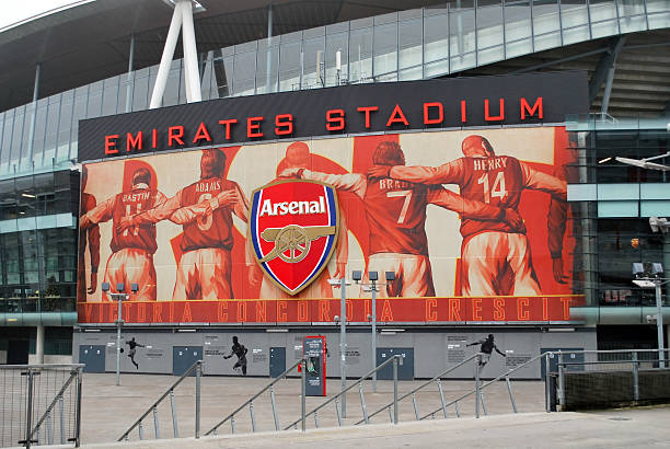 emirates stadium - arsenal 個照片及圖片檔