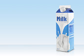 Milk Carton with copyspace