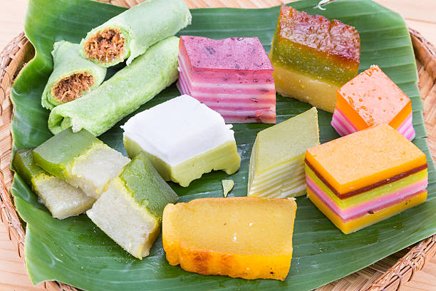 istock Clsoeup on Malaysia popular assorted sweet dessert kuih kueh 518886194