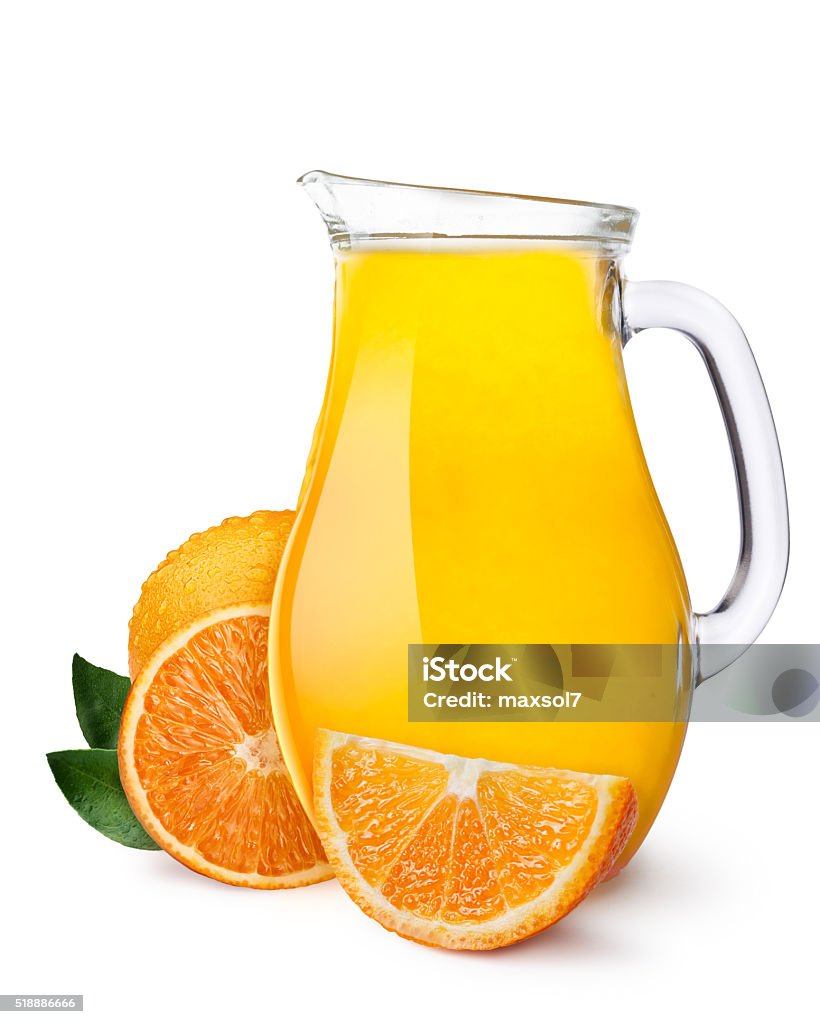 Orange juice pitcher stock image. Image of refreshing - 12337175
