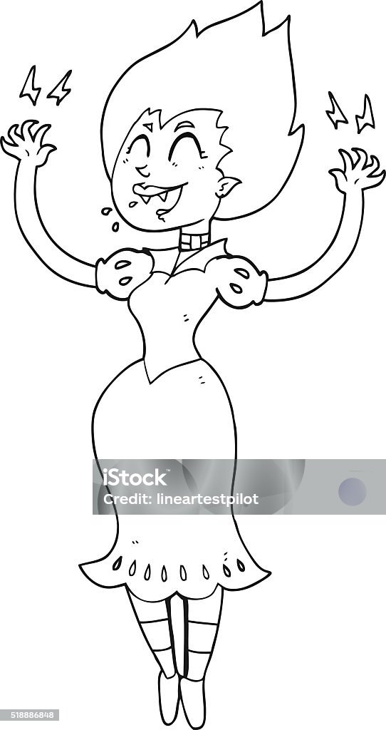 Vetores de Preto E Branco Desenho De Menina Vampiro e mais imagens de  Adulto - Adulto, Clip Art, Colorindo - iStock