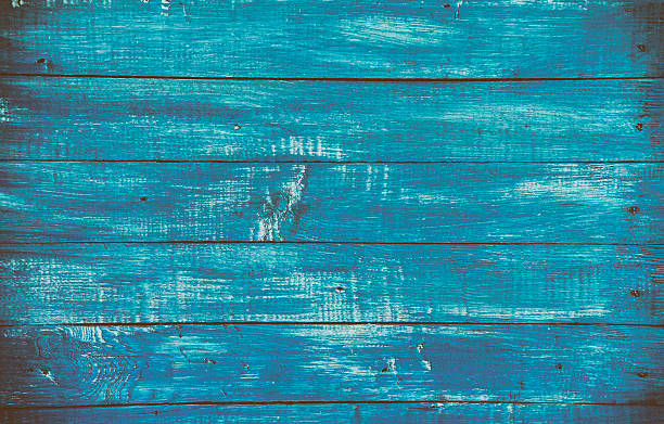 istock Retro wooden blue  horizontal boards 518887252