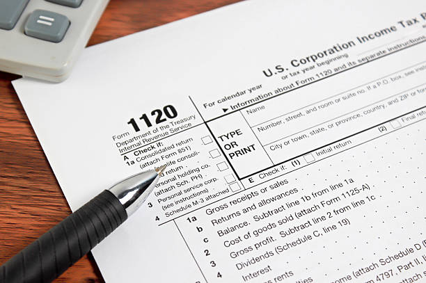 istock U.S. income tax form 518887482
