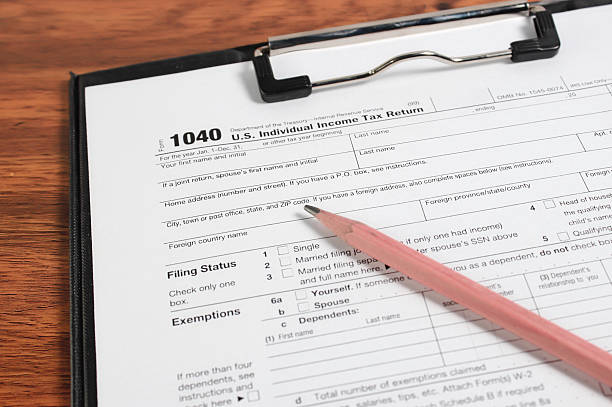 istock U.S. income tax form 518888392
