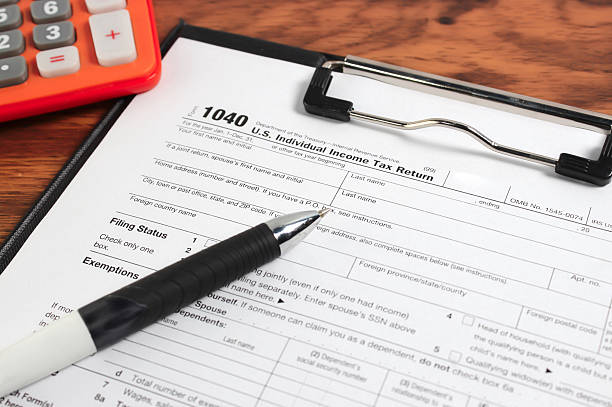 istock U.S. income tax form 518888542