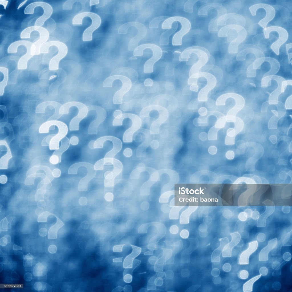 Question mark concept Large group of question marks for background. Question Mark Stock Photo