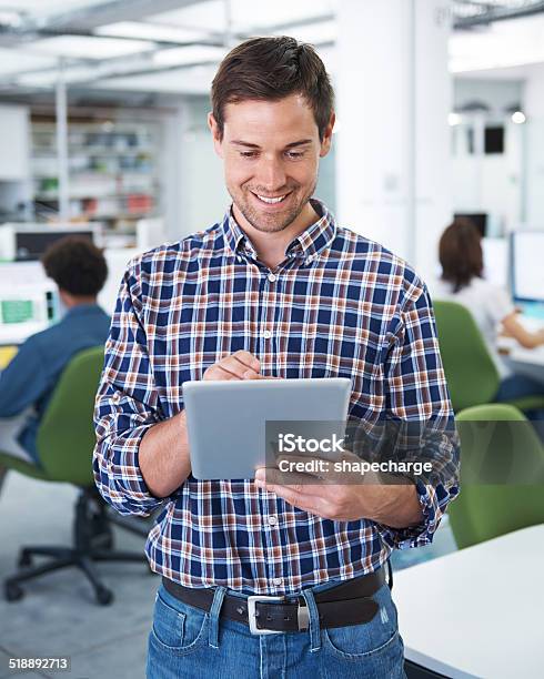 Staying On Top Of Those Emails Stock Photo - Download Image Now - Adult, Beautiful People, Brown Hair