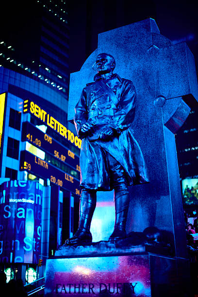 piazza duffy square - duffy foto e immagini stock