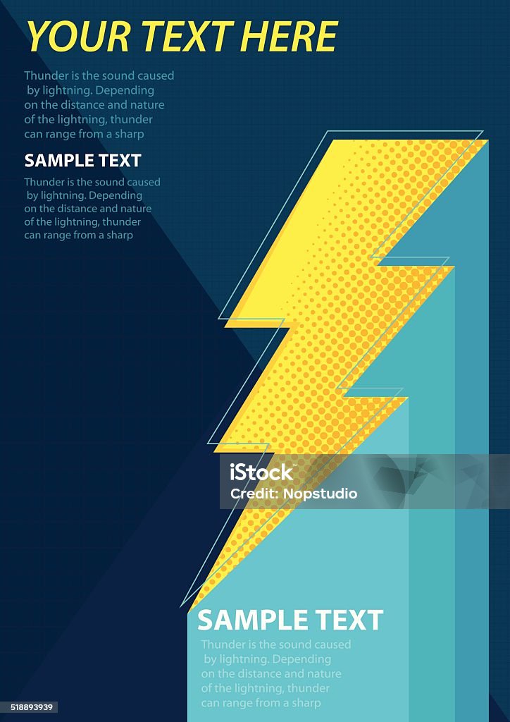 Thunder Stock Illustration - Download Image Now - Abstract, Alertness ...