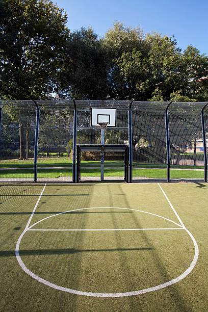 istock Basketball and soccer cage 518894713