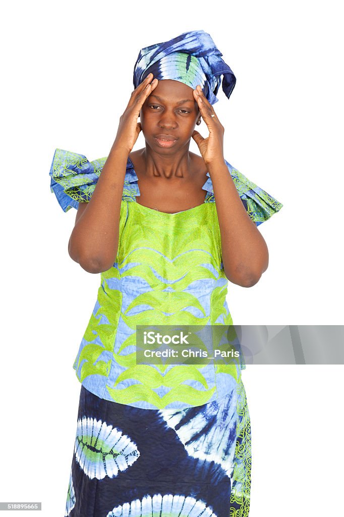 Beautiful woman doing different expressions in different sets of clothes Beautiful black woman doing different expressions in different sets of clothes: headache 30-39 Years Stock Photo
