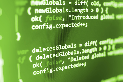Computer Source Code Programmer Script Developer Stock Photo - Download ...