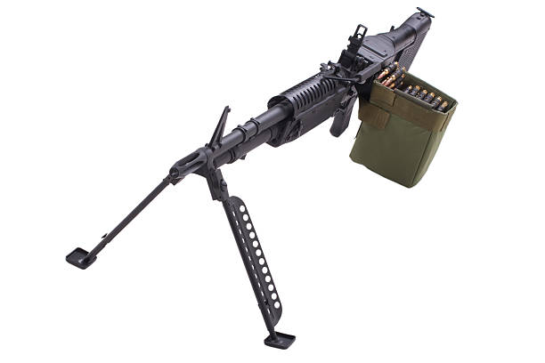istock M60 machine gun isolated on white 518897711