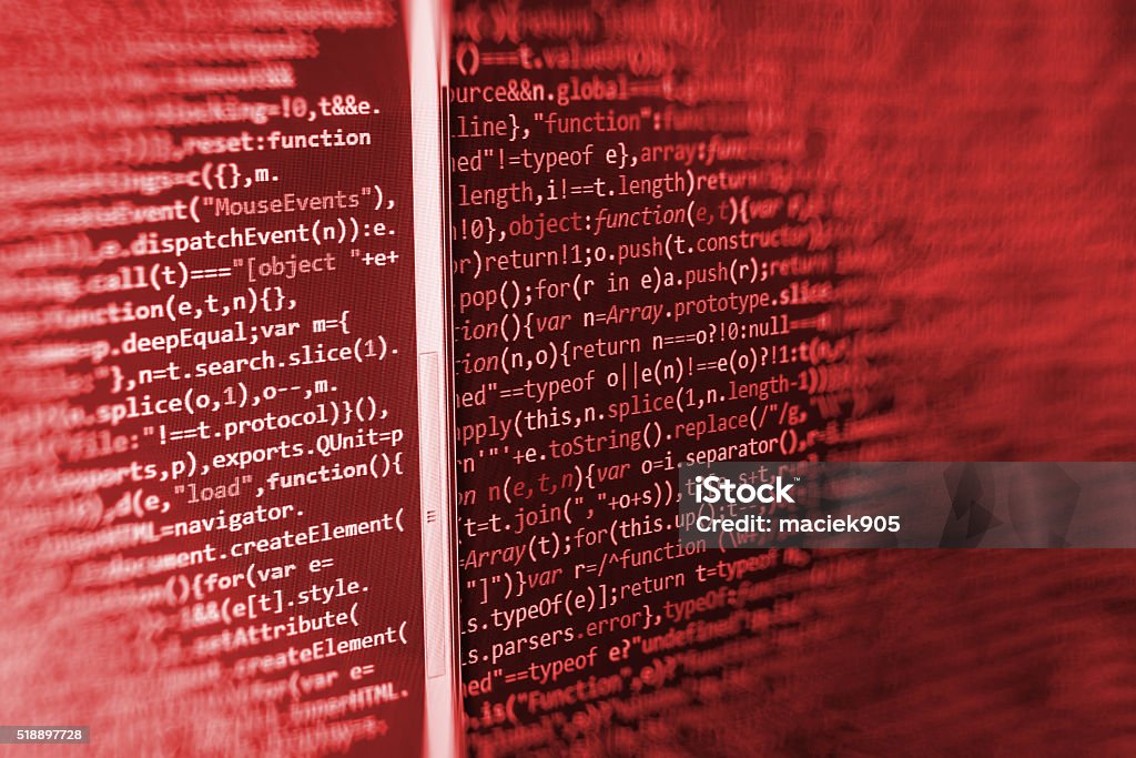 Computer Source Code Programmer Script Developer Stock Photo - Download ...