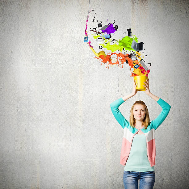 istock Woman with bucket 518897935