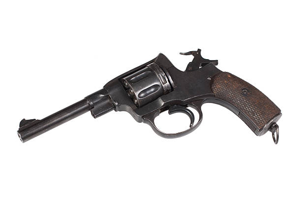 istock revolver gun isolated on a white background 518898099