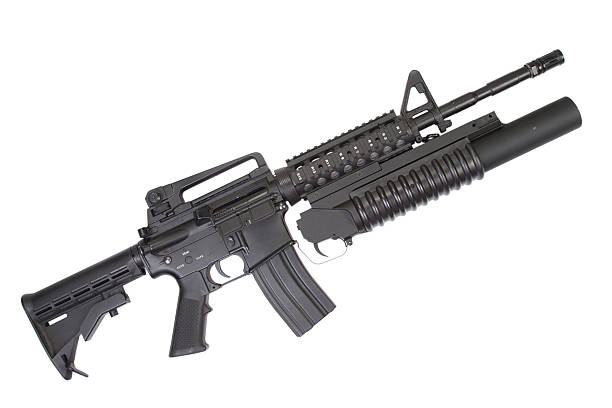 istock An M4A1 carbine equipped with an M203 grenade launcher 518898195