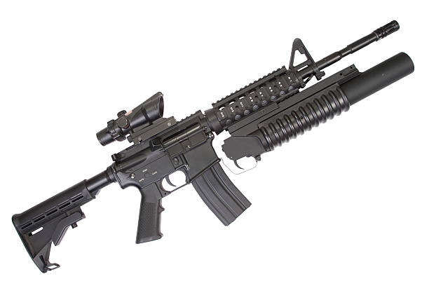istock An M4A1 carbine equipped with an M203 grenade launcher 518898213
