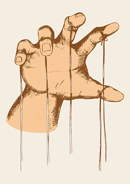 Puppet Master Sketch illustration of puppet master hand puppet master stock illustrations