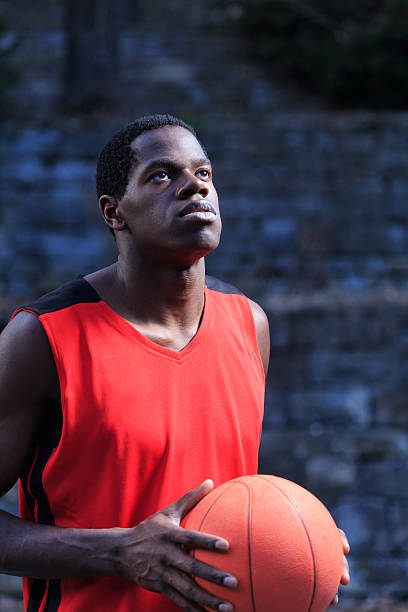 istock Basketball player ready to shoot-looking up 518901288