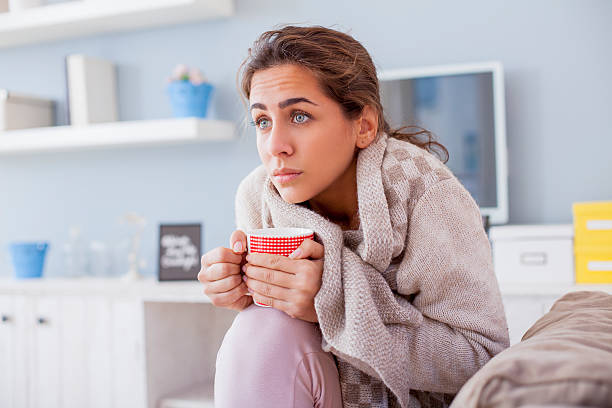 istock Sick Woman, Flu Woman. Caught Cold. 518902276