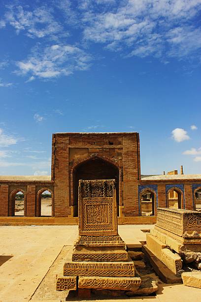 istock Beautiful Islamic Calligraphy. Old Grave in Makkli 518903696