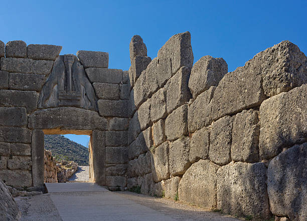 istock Lion gate in Mycenae, Greece 518904486