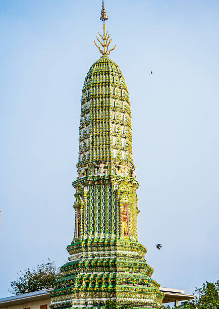 Wat Ratchaburana temple in Bangkok. Also knows as Wat Liap. Constructed in the late Ayutthaya period